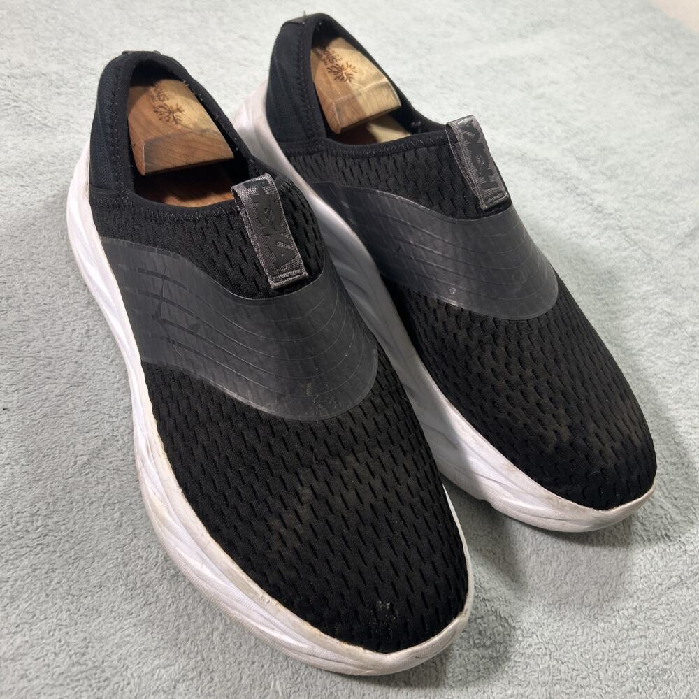 Hoka Ora Recovery Slip-On Shoes Mens 11 Gym Sneaker Walking Black 1099677